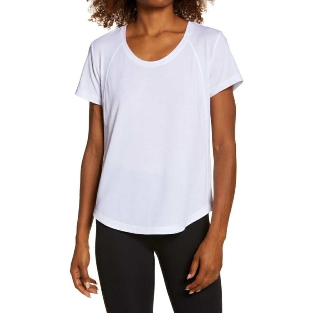 New Zella | Alli Performance T-shirt in White